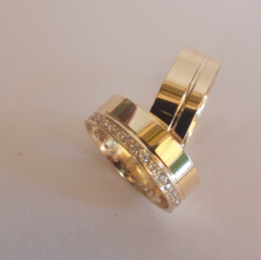 Imagem de Aliança Ouro Perfeito Amor com 6mm 