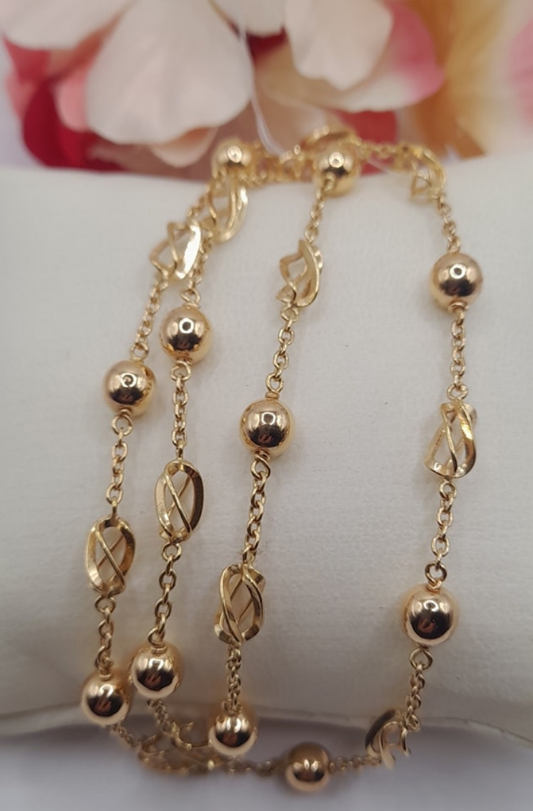 Imagem de Conjunto em Ouro 19,2k - Pulseira +Colar 