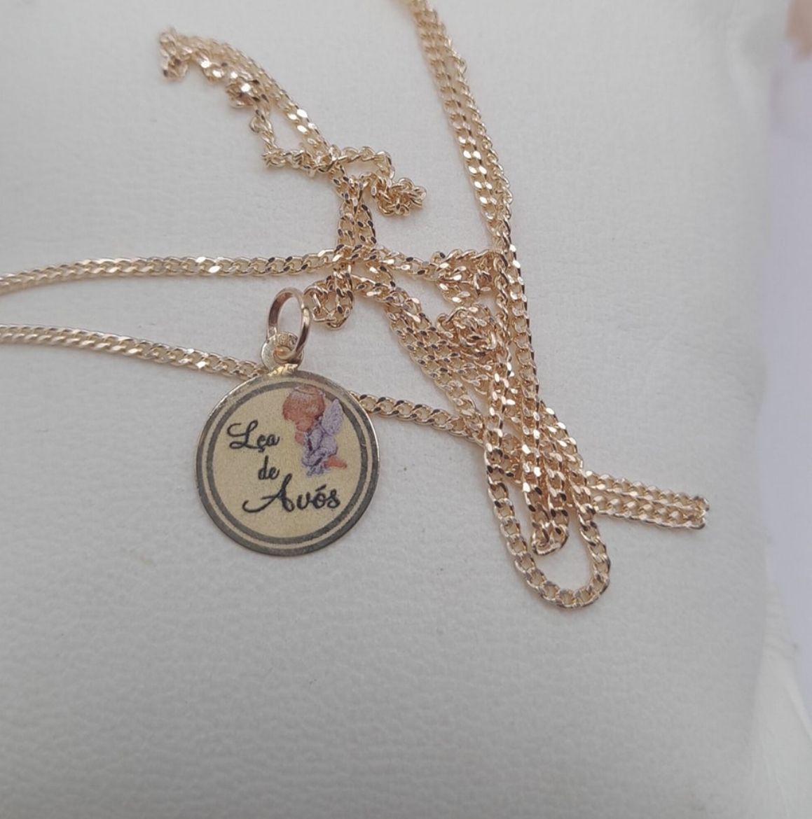 Picture of Fio em ouro 9k 2.2g 45cm com Pendente
