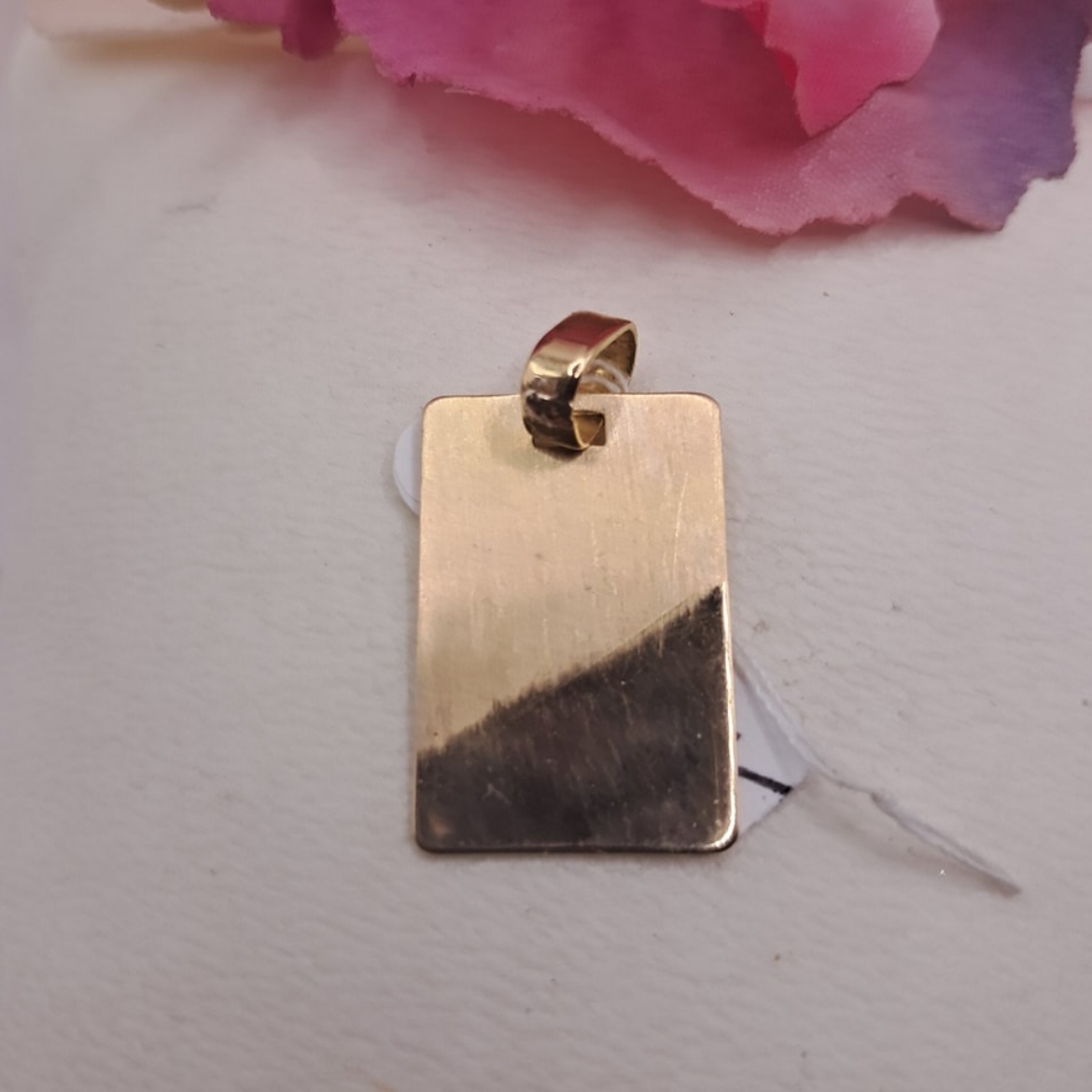 Picture of Pendente em ouro 19.2k Oferta de Gravação 2.7g