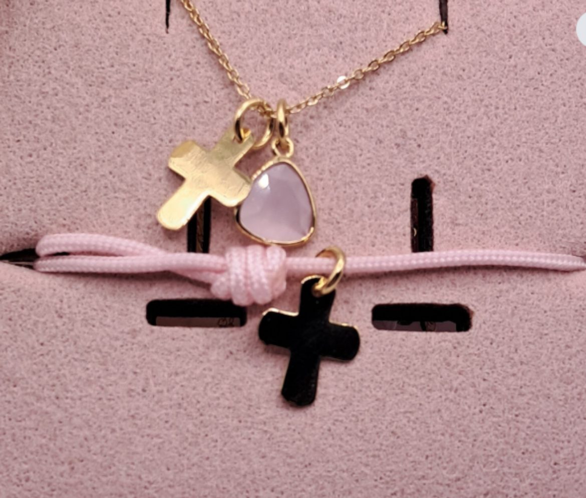 Imagem de Conjunto em Prata  Pulseira+ Colar 