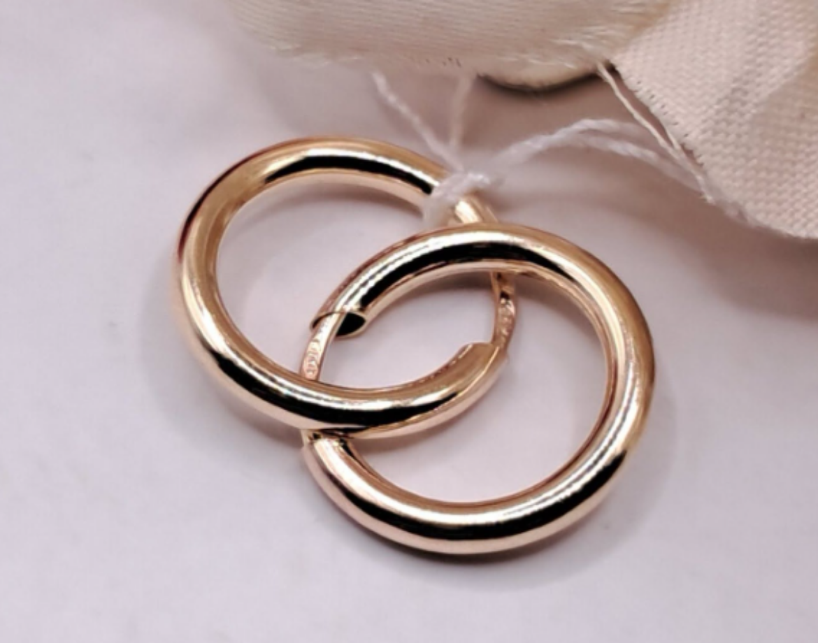 Imagem de Argolinhas em ouro 9k 0.6g 1cm