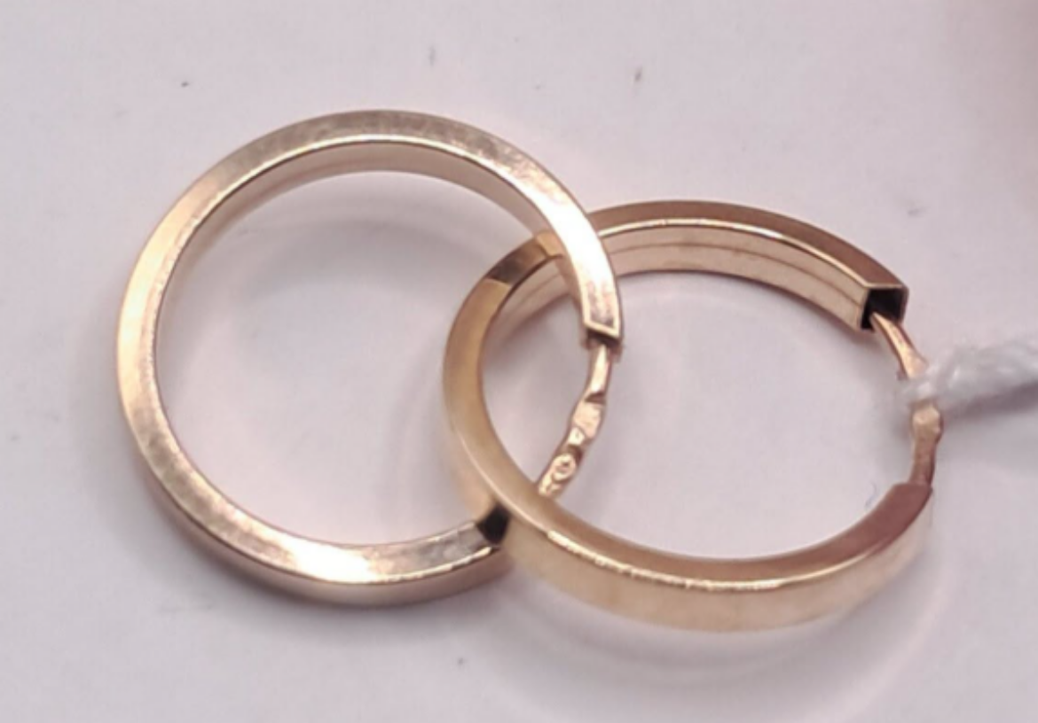 Imagem de Argolinhas em ouro 9k 1cm 0.5g